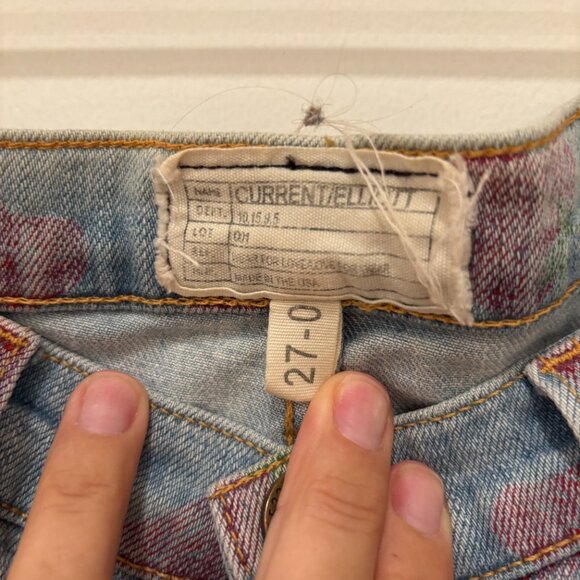 Current/Elliot size 27 "The Stiletto" in Vintage Strawberry - Picture 3 of 7